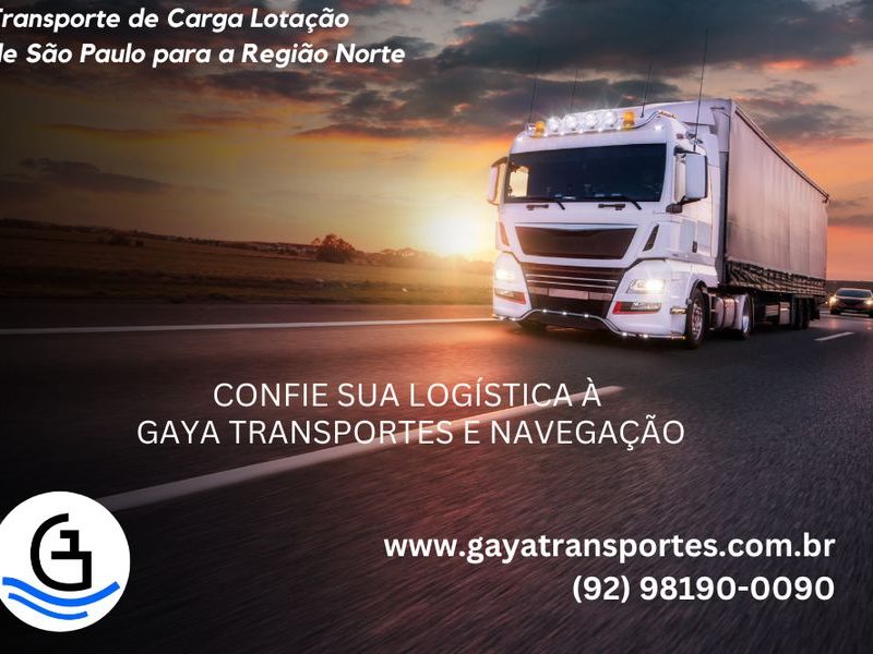 Transporte de Cargas na Amazônia com Gaya Transportes e Navegação!